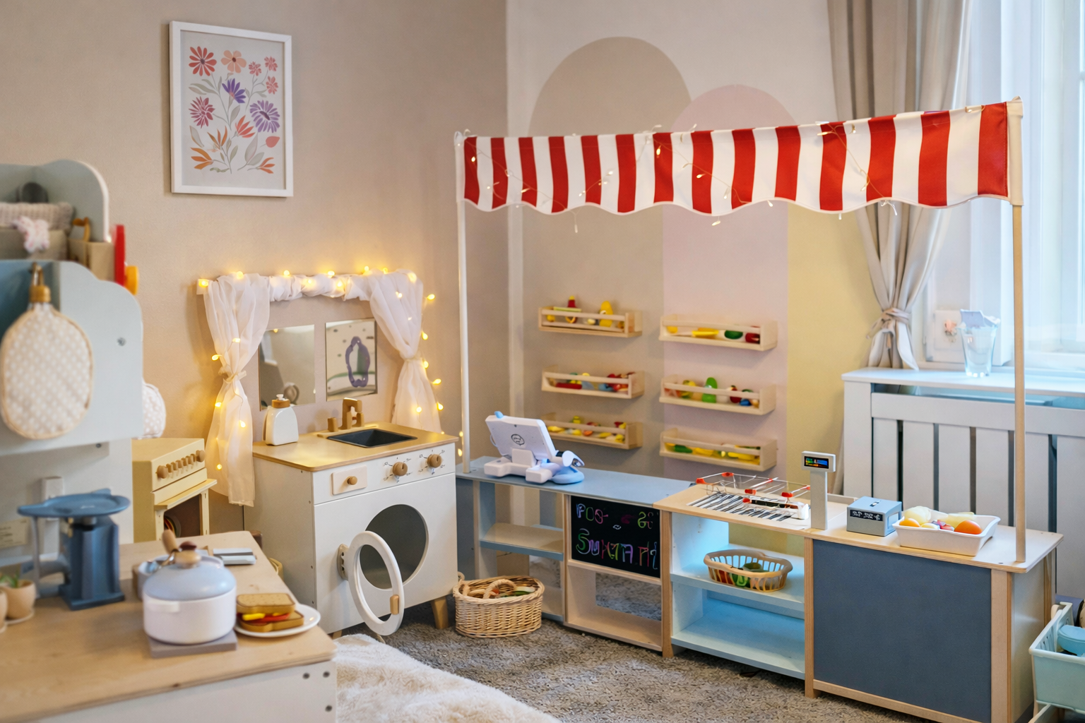 Spielbereich im Flaminigo